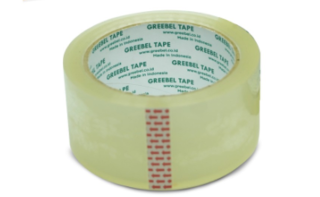 Greebel Lakban/Isolasi Bening (Green) 1